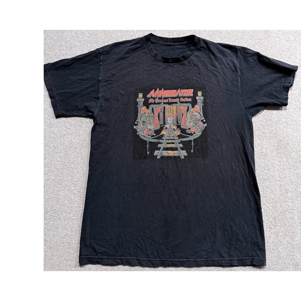 Annihilator My Precious Lunatic Asylum Graphic T-Shirt Mens Black Short Sleeve-L